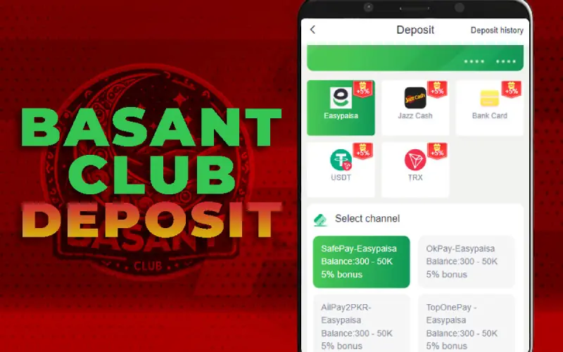 basant club deposit