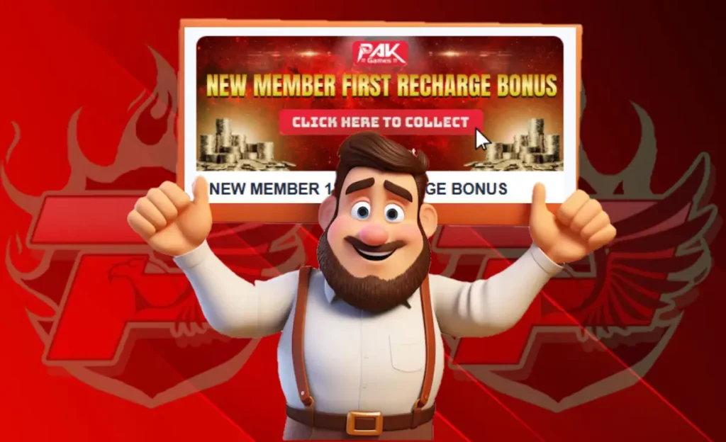 pakgames new member bonus