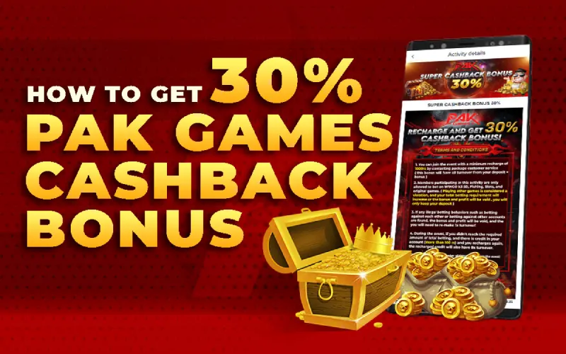 pak games cashback bonus