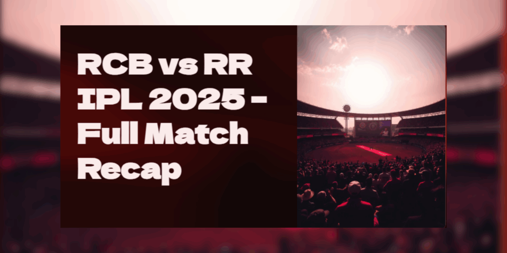 RCB vs RR IPL 2025 Thriller: Kohli Shines, Hazlewood Seals First Home Win in Style